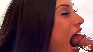 big tits brunette in boots bends over gives friend all holes for hardcore pounding