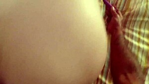 i get my busty redhead wife's fat ass pounded doggystyle with bbc anal creampie