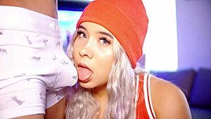 valentina's colombian throat begs daily for massive dick gagging as she chokes on huge cocks