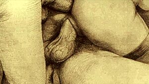 WOW Top TWENTY Vintage Erotic Drawings That Expose Raw Nude Lust!