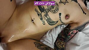 tattooed teen doggy