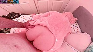 stepsiblings fool around with taboo doggystyle cumshot before halloween treats