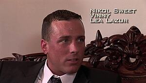 Wanna watch this dirty secretary take mmf threesome cock riding?