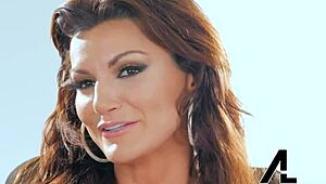 alex legend pounds becky bandinis hairy milf pussy before blasting cum on big tits