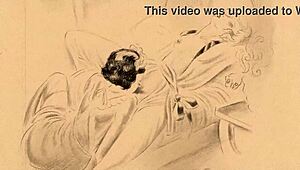 WOW Top TWENTY Vintage Erotic Drawings That Expose Raw Nude Lust!