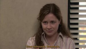 Shaved Shemale Works Late Handling Hairless Office Duties After Hours