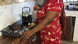 BBW bent over kitchen doggystyle on Valentine's for that deep monster BBC breeding!