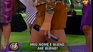 Team Axe Blonde Rips Clothes in Super Positive Brazilian Strip