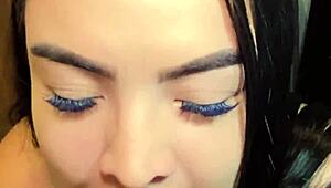 my sister-in-law daniela gomez's juicy big naturals feel amazing wrapped around my cock for titjob