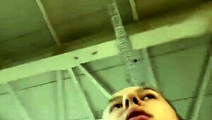 Gym quickie spirals into teen's wild hardcore orgasm fuck with huge tits bouncing