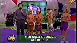 Team Axe Blonde Rips Clothes in Super Positive Brazilian Strip