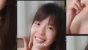 Shaved milf takes creampie in twisted position pov.