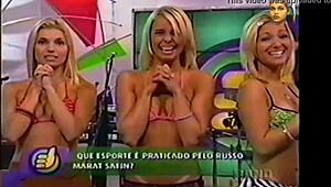 Team Axe Blonde Rips Clothes in Super Positive Brazilian Strip