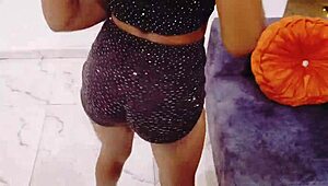 she catches me home alone then rides my monster cock