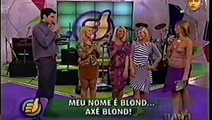Team Axe Blonde Rips Clothes in Super Positive Brazilian Strip
