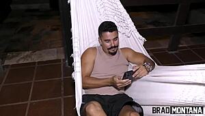 blonde calls two buddies for wild dp fun