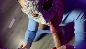 after yoga she bends over for anal fisting with huge dildo stretching her skinny ass wide open