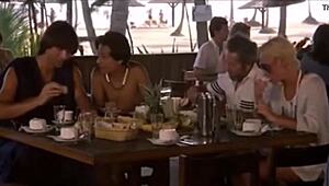 french milf in satin lingerie takes clothed dick deepthroat blowjob 😍👠