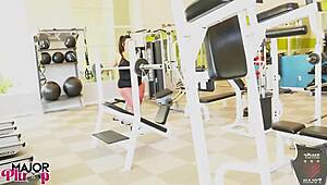 rome pounds sofia's big ass hard for that post-workout protein load