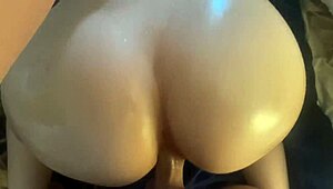 my huge oiled latina bubble ass pounded hard from behind
