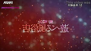 These Japanese brothel babes with big tits take on group creampie action from eager clients