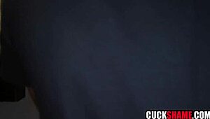 Why does horny wife crave big black cock while husband watches helplessly?