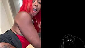 Str8rich rams redhead ebony teen ass at Halloween party! 🎃🍑