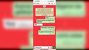 i invite my friend's sexy latina girlfriend to fuck again via whatsapp