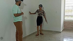 I fuck juicy milf stepmom doggystyle her pussy creams on my cock