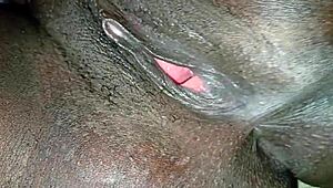 Juicy big pussy babe tries solo anal fisting after school