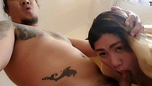 Girlfriend challenge day with dirty talk creampie and deepthroat