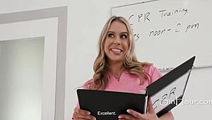 Cpr Class Turns into Student Orgy with Tommy Pistol Gangbang