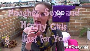 can petite french slut's tiny mouth handle that maxi cock deepthroat?