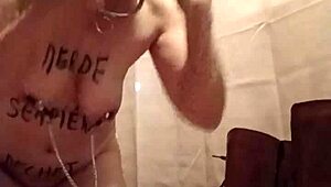 Slave Girl's Boot Licking Tease