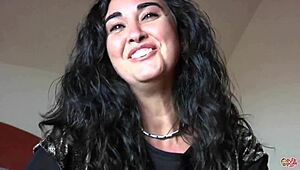 this mature milf bends over for big cock cum in mouth facial