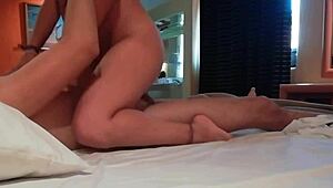 met this big tits latina yesterday she begged motel cowgirl big cock ride!!