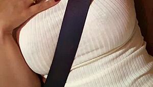 Husband Watches Wife Flash Cuckold Exhibition On His Birthday