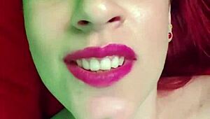 Hot Redhead Latina Disappointed by Small Cock JOI Argentina Humiliation Femdom Dirty Talk Orgasm