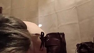 Slave Girl's Boot Licking Tease