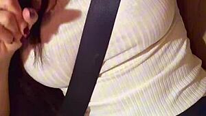 Husband Watches Wife Flash Cuckold Exhibition On His Birthday