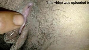 'spread my tight shaved pussy fuck hard till creampie orgasm hits'