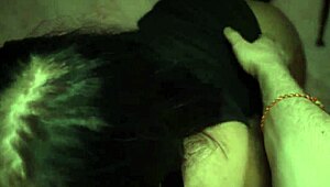 Teen in evening dress gives super awkward head