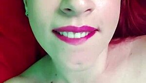 Hot Redhead Latina Disappointed by Small Cock JOI Argentina Humiliation Femdom Dirty Talk Orgasm