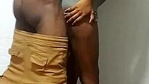 yo, pounding my friend's slutty little 18+ sis hard in standing doggy