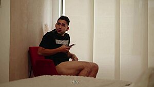 Stepbro Caught Masturbating? Petite Latina Stepsis Joins for Cowgirl Ride