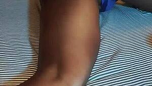 on my way to bed in blue lingerie just to touch myself a lil before sleepin