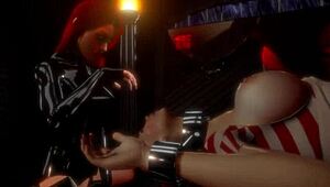 newbie arrives at femdom mansion for cuckold bdsm training first erotic night voyeur style