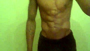 Homemade late night amateur striptease rips clothes off monster black cock vol 1