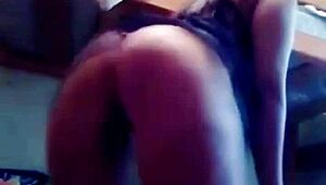 My exotic Latina girlfriend gets so hot she masturbates wildly with a cucumber alone