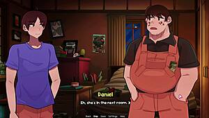 curvy hentai milf stepmom bubbles huge tits in naked parody game